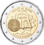2 euros Luxembourg 2007 - Trait de Rome